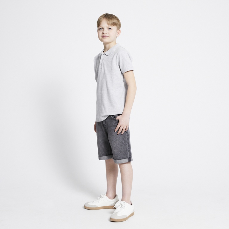 Polo shirt "Alan star" Grey Melange 2